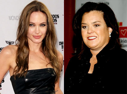 Rosie O'Donnell, Angelina Jolie Rosie O'Donnell, Angelina Jolie